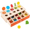 Scatola per monete Montessori 10 fori