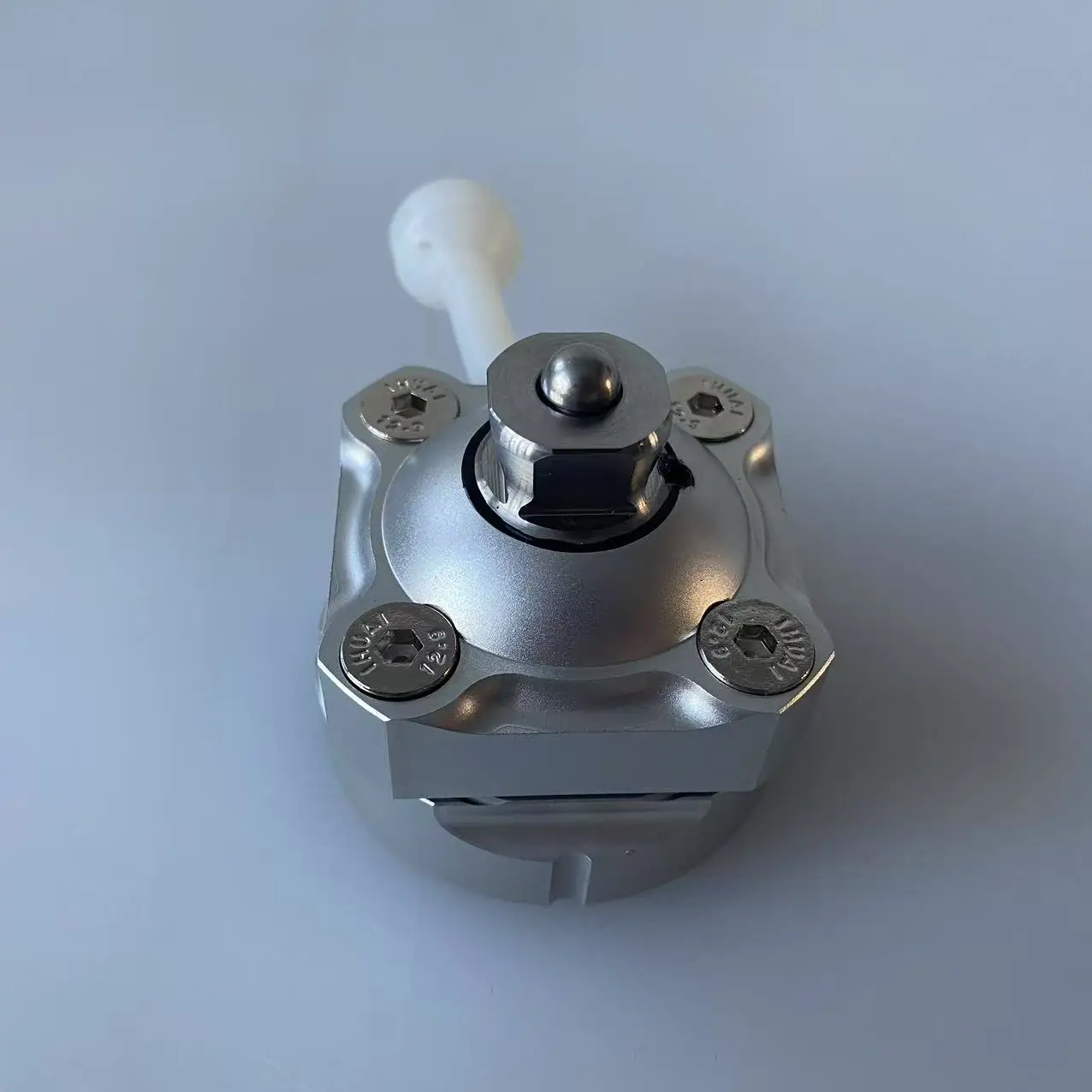 Silver Detachable Aluminum Alloy Orthotics Prosthetic Adapter with Gel Cover Lock for Secure Prosthesis Fit