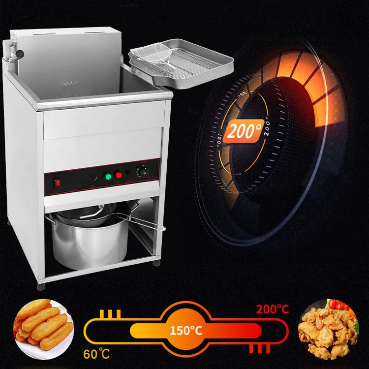 【ットは】 すべての電気調理誘導ドーナツフライヤー商用電気オイルレスフライヤー自立型電気ディープフライヤー Buy Commercial