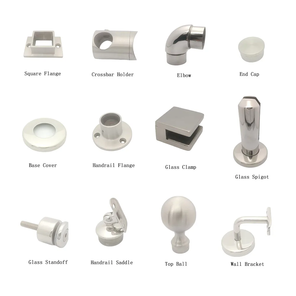 Stainless Steel Wall Mounted Railing Handrail Holder Fitting ...