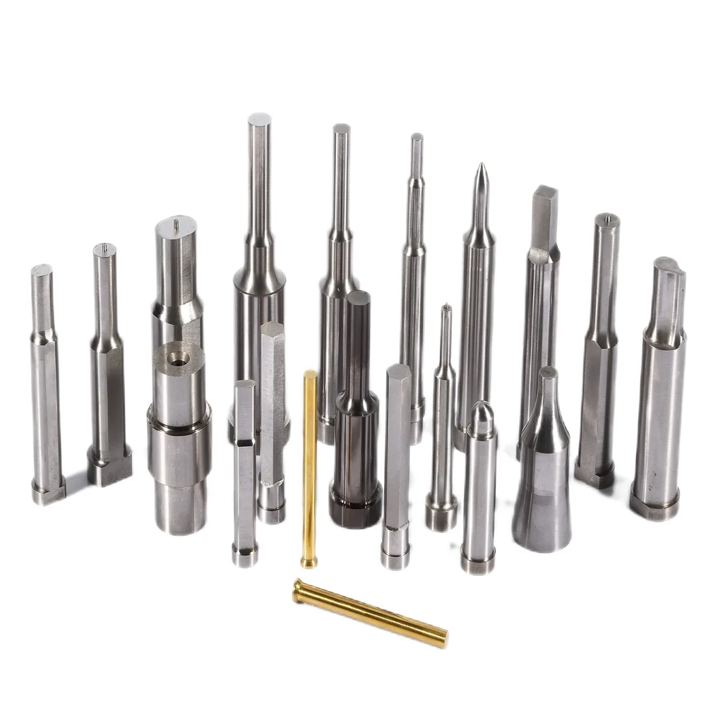 Standard Tolerance Round Pin Hole Punch Accessories Injection Moulding Punch And Die Punches