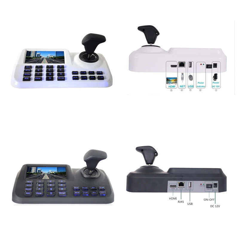 Ptz Motion Keyboard Cctv Camera Joystick Controller Remote Control for  Digital Ip Wifi Video Network Analog Thermal Camara