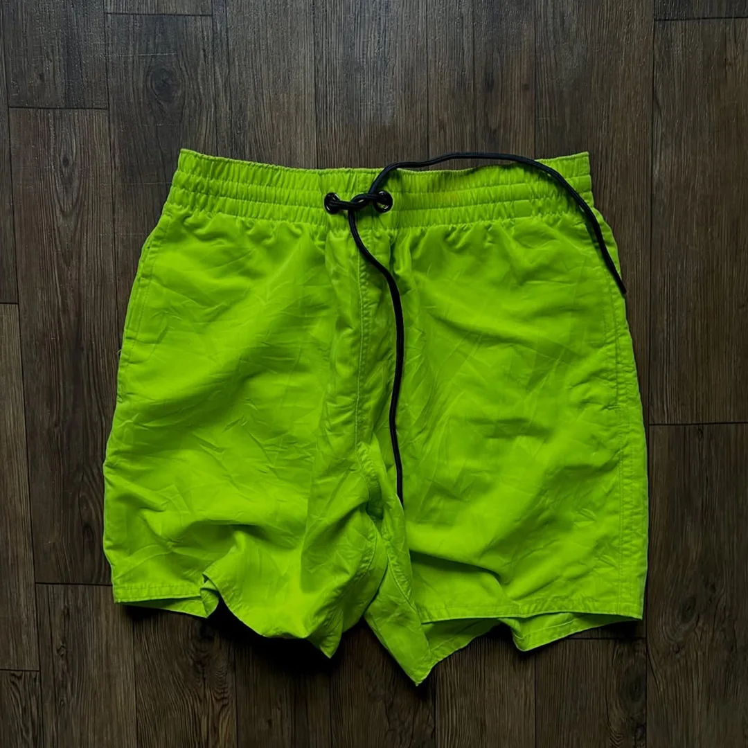 Letní mužské sportovní krátké kalhoty streetwear z těžké bavlny | digitální potisk DTG, elastický pas a šňůrka pro přizpůsobení