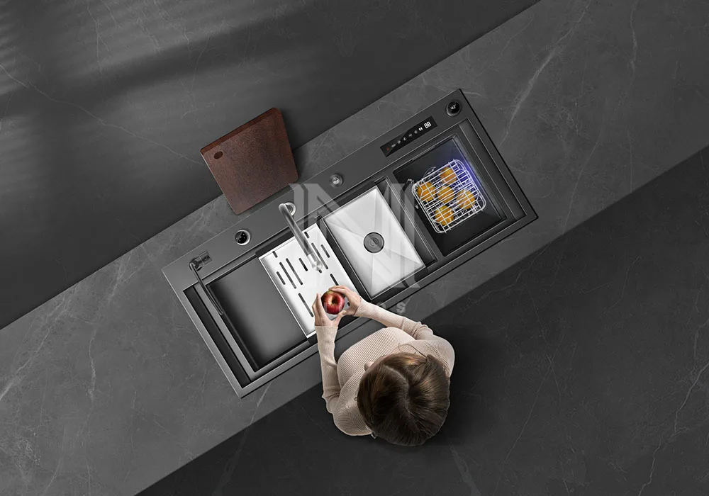 N11550xn Hydro Purification 304 Stainless Steel Kitchen Sink Single