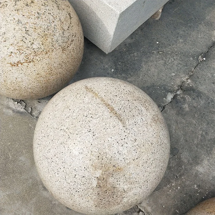 庭園装飾用大型磨き球 天然花崗岩石彫刻丸球 球体 グローブ 球形