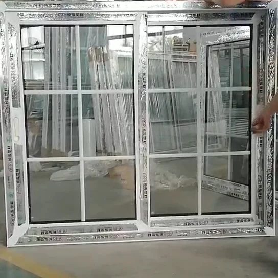 Ghana Grill Design Pvc Sliding Windows With Double Tempered Glass Buy