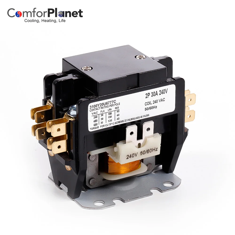 Hvac Contactor Air Conditioner Contactor 2 Pole Buy Contactor Hvac