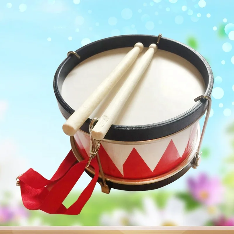 Hot Selling Marching Drum Musical Instrument Drum Wooden Hand Drum Musical Toy