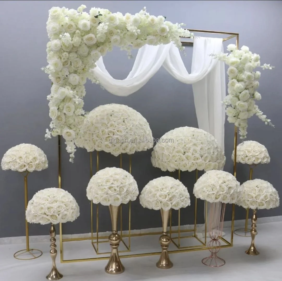Giga China Price Flower Ball Centerpiece Free Shipping White 80cm Large