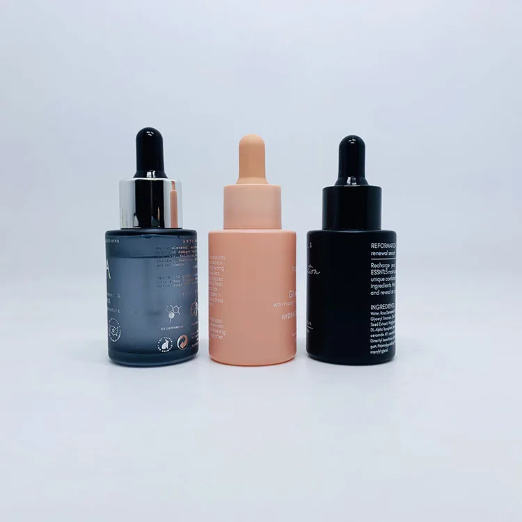 30ml Essential Oil Glass Dropper Bottle Face Skin Care Packaging Cosmetic Serum Bottle 30 ml With Packaging Box