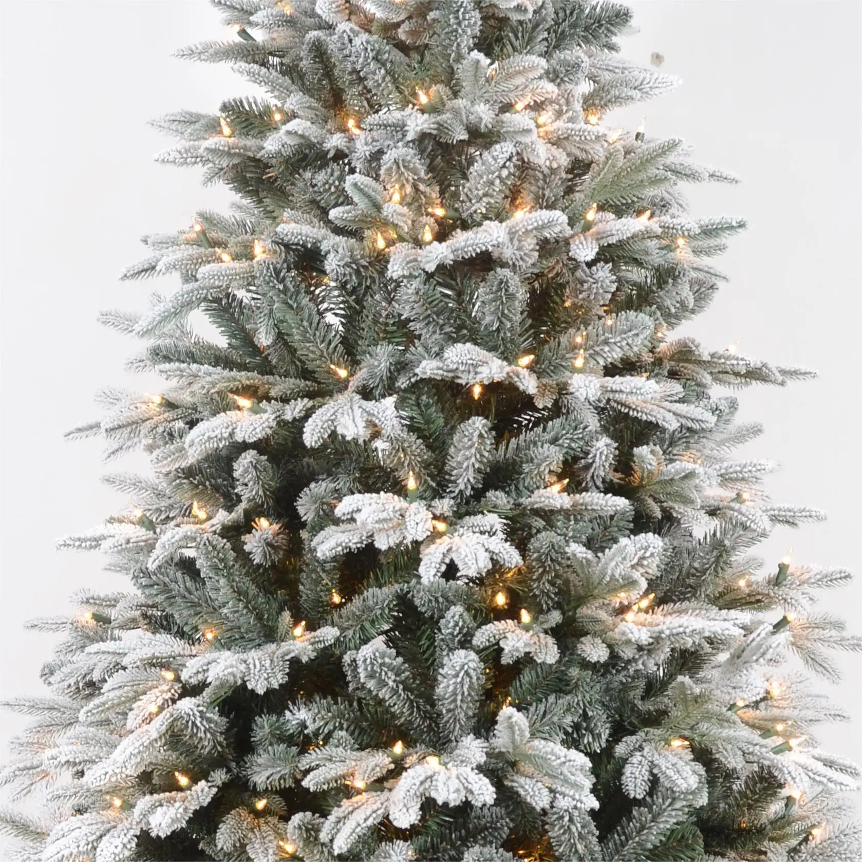 Fully Customized Light Christmas Flocked Christmas Commercial Event