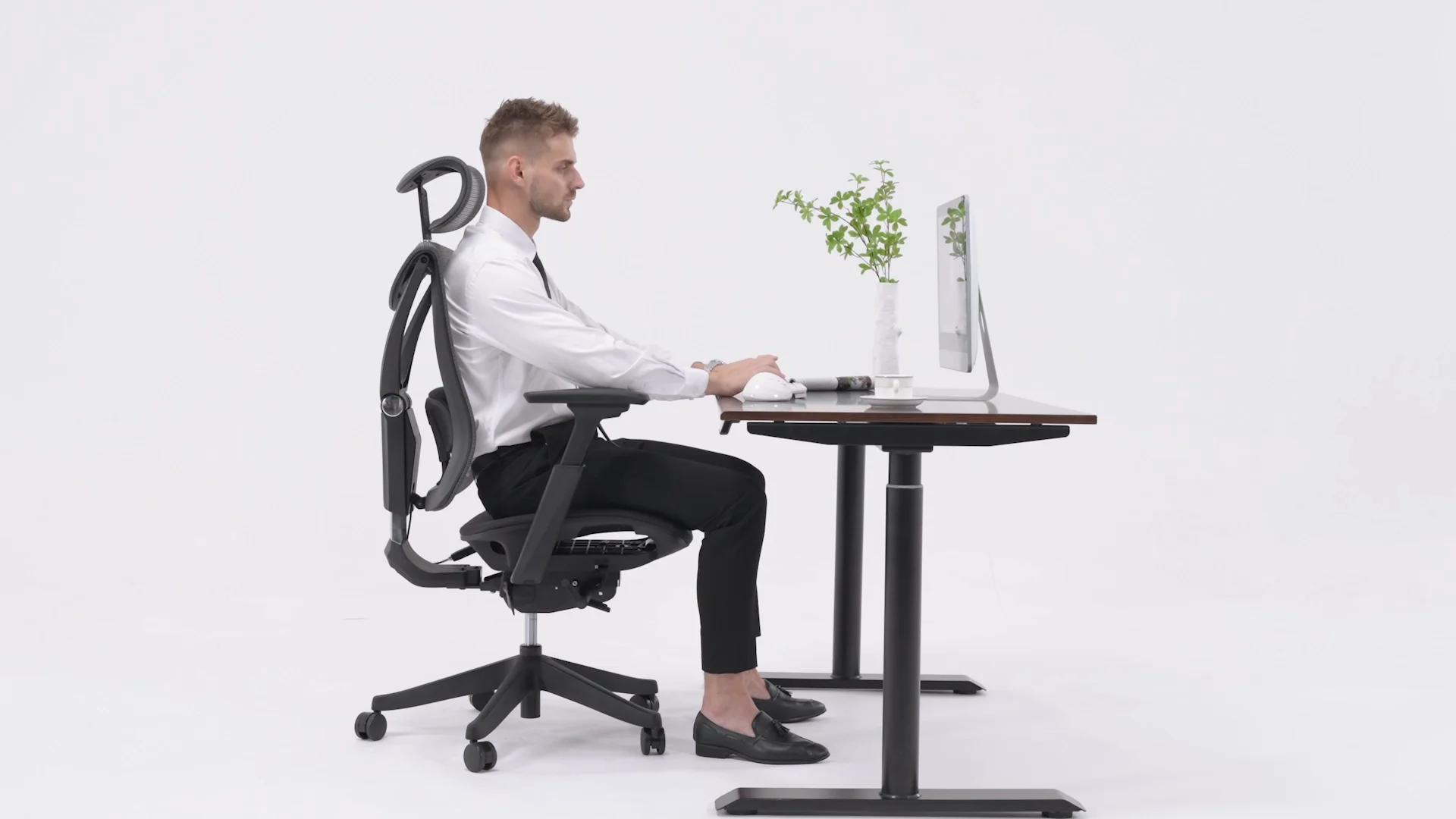 Swivel Executive Manufacturer Full Mesh Computer Office Ergonomic Chair ...