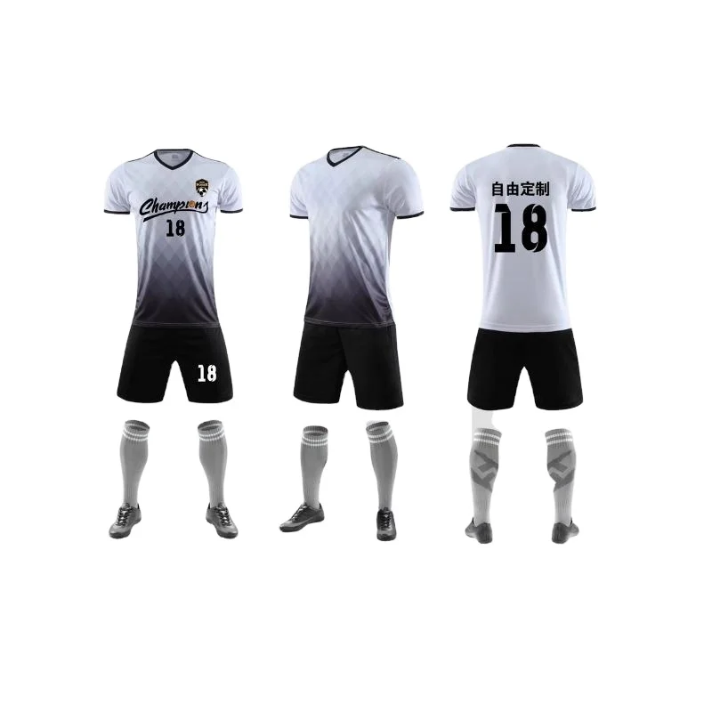 New Model Wholesale Soccer Jersey Set Football Uniforms