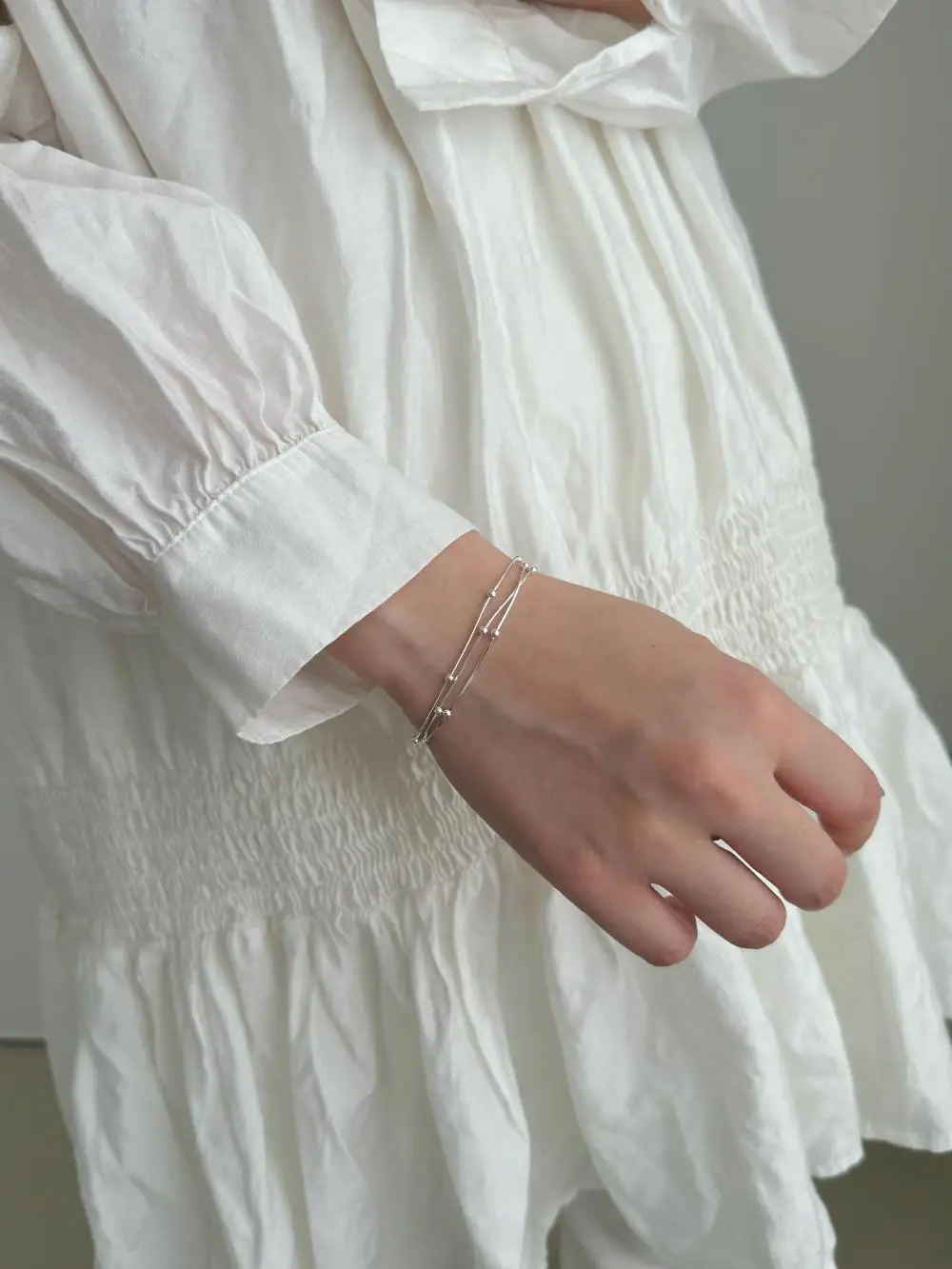 KAKODIY Unique Design 3 Cord 925 Sterling Silver Bracelet for Wedding Engagement Jewelry detail 2