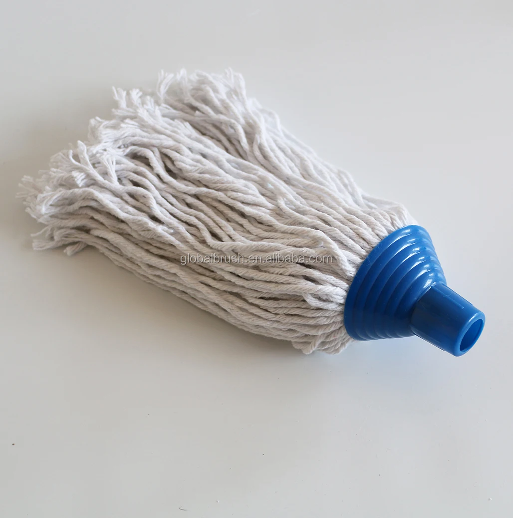 Cheap Cleaning White Cotton Mop Head /Cotton Mop - China Mop and 120cm  Handle price