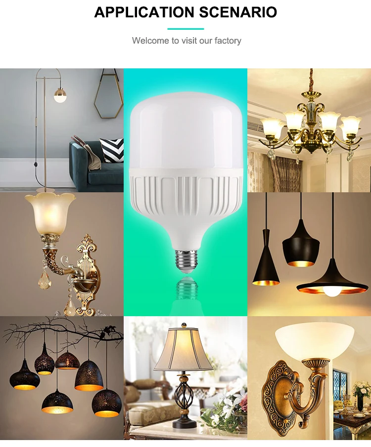 B22 E27 Holder T-Shape 5W 10W 15W 20W 30W 40W 50W Led Bulb Lamp Led Bombillo Bulb Lights