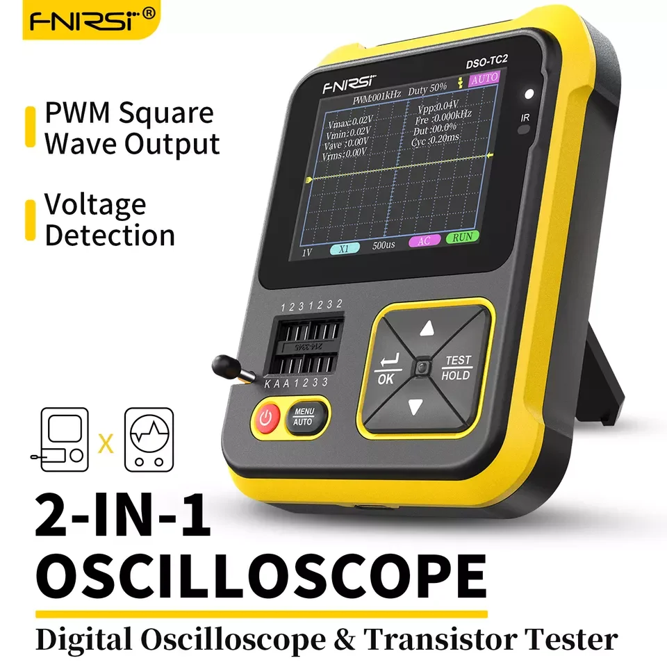 Laboratory dual channel oscilloscope