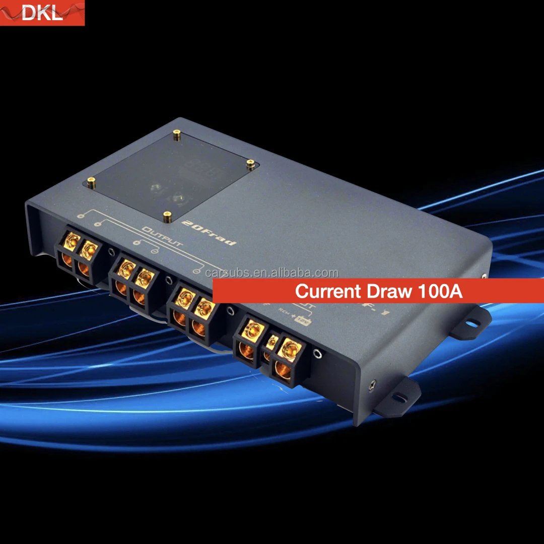 Car Stereo Batteries Super Capacitors Bank 200a 20 Farad Voltage Stable