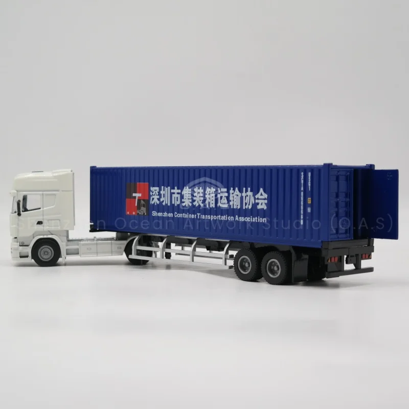 loas container model factory shipping gift customized 150 szs alloy material truck toy scale model-6
