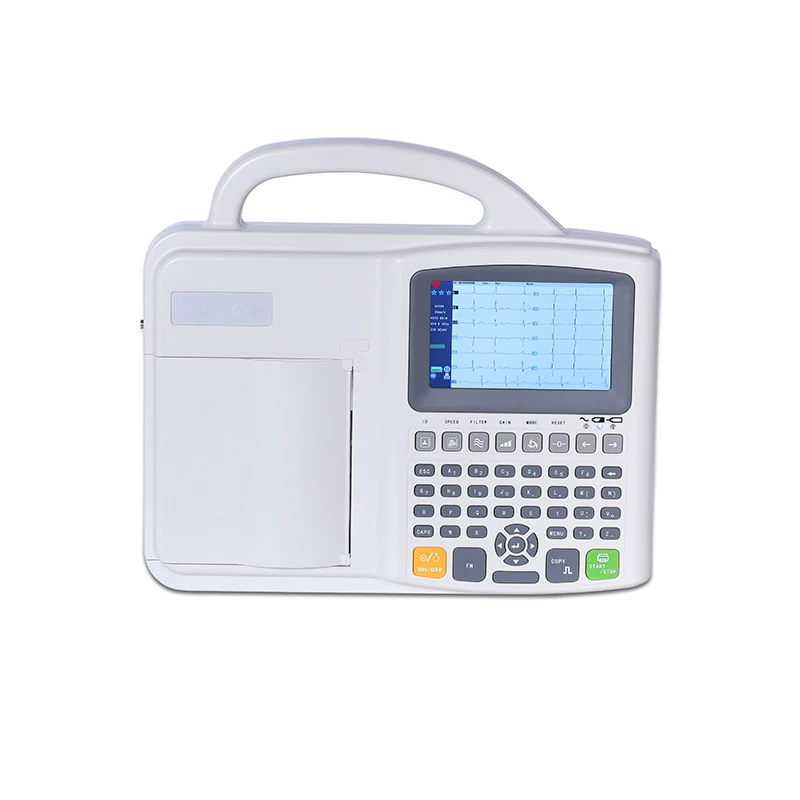 2024 hot selling 3-Channel 12-Lead Portable ECG Machine Animal Veterinary Medicine EKG Device for Veterinary Instrument Use