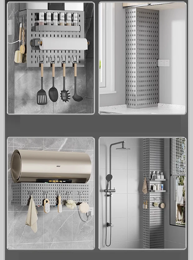 Hot Sale Gray Baffle Kitchen Baffle Natural Gas Water Heater Plumbing Cover