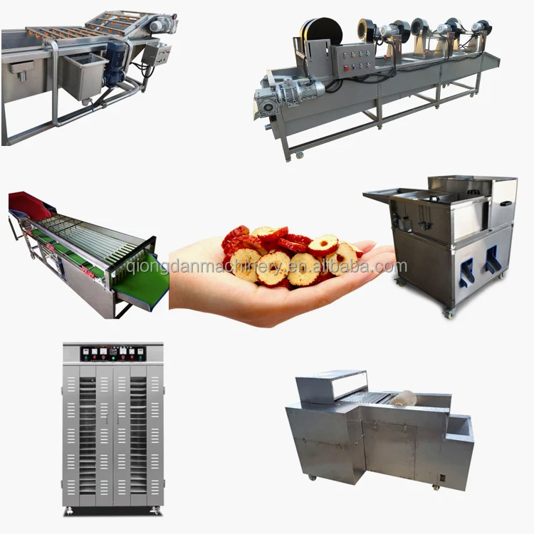 Automatic Dates Washing Sorter Processing Machines Date Palm Production Line Soft Biscuits Filled With Dates Production Line