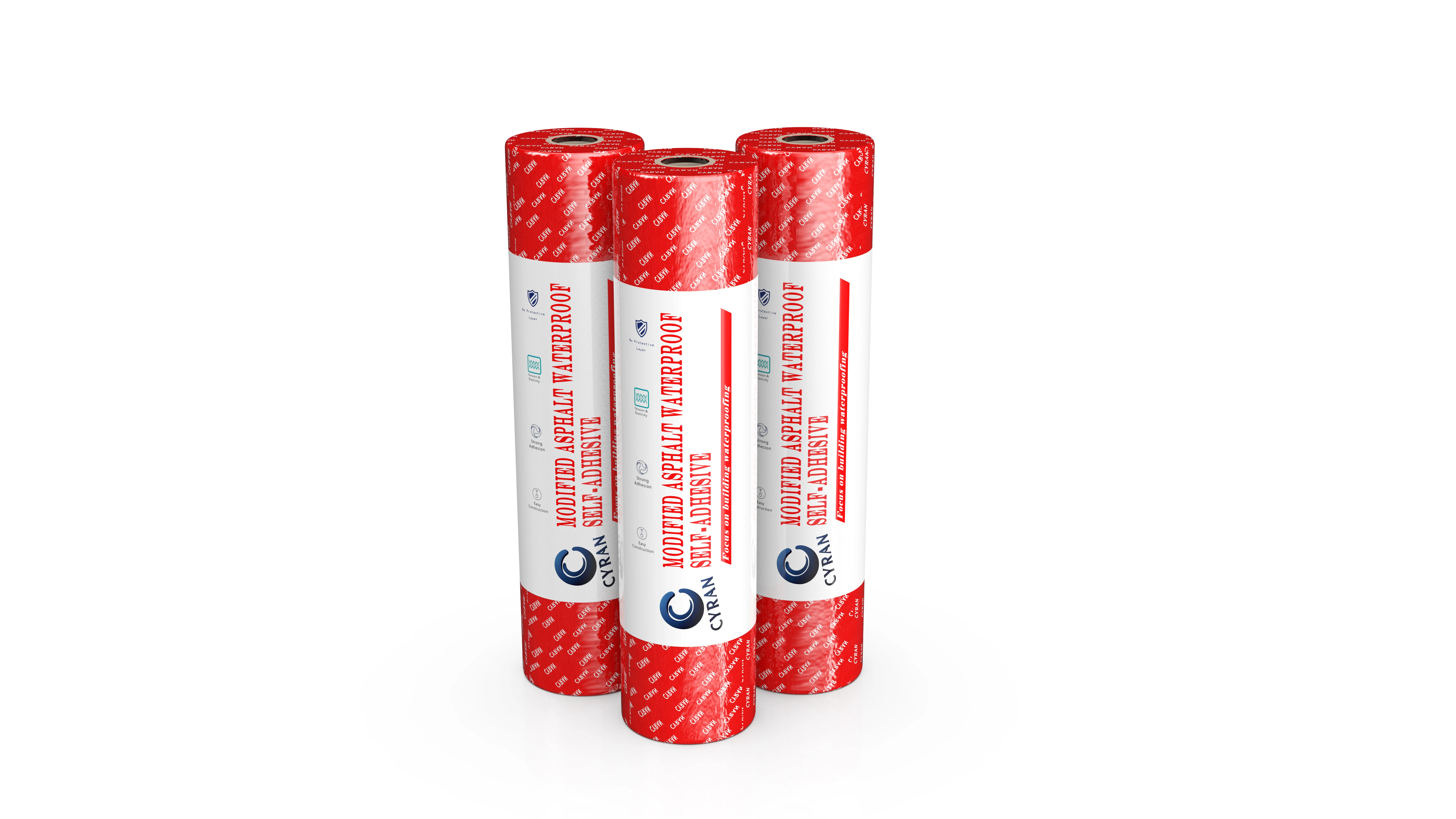 Asphalt Coating Solution Polymer Based Asphalt Free Membrane Layer Self Adhesive Aluminum Asphalt Blanket