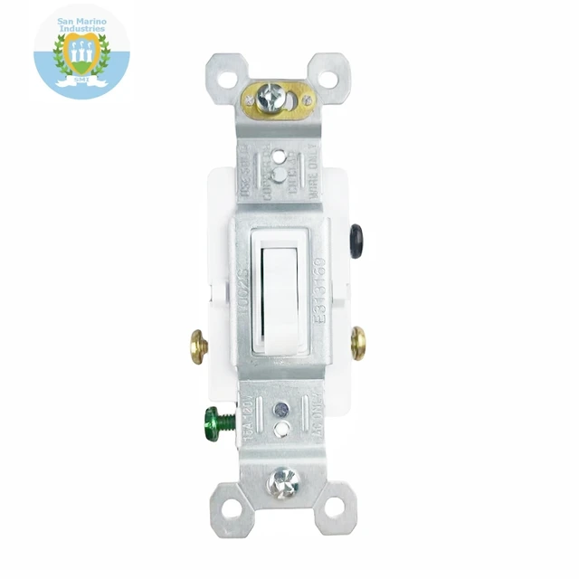 U&L 15A 125V decora wall switches on off 3 Way Knife Toggle Switch
