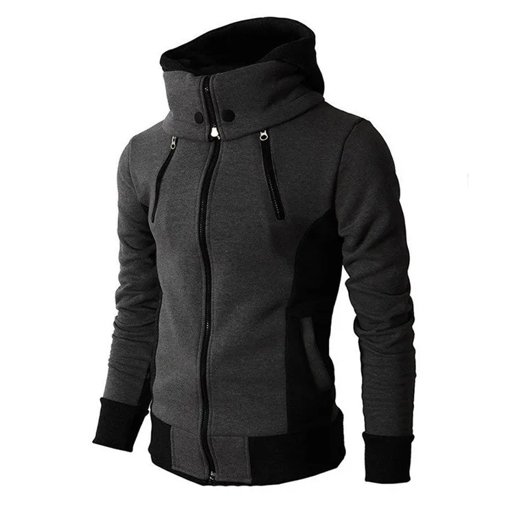 Hooded Winter Jacket Men Casual Outdoor Hooded Jackets For Man Thick ...