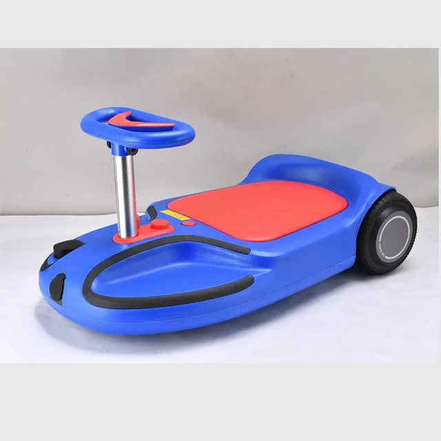 2025 Children's Twist Go Kart 180W Motor 21.6V 2Ah 6.5 Inch Tire Road Electric Scooter with Light