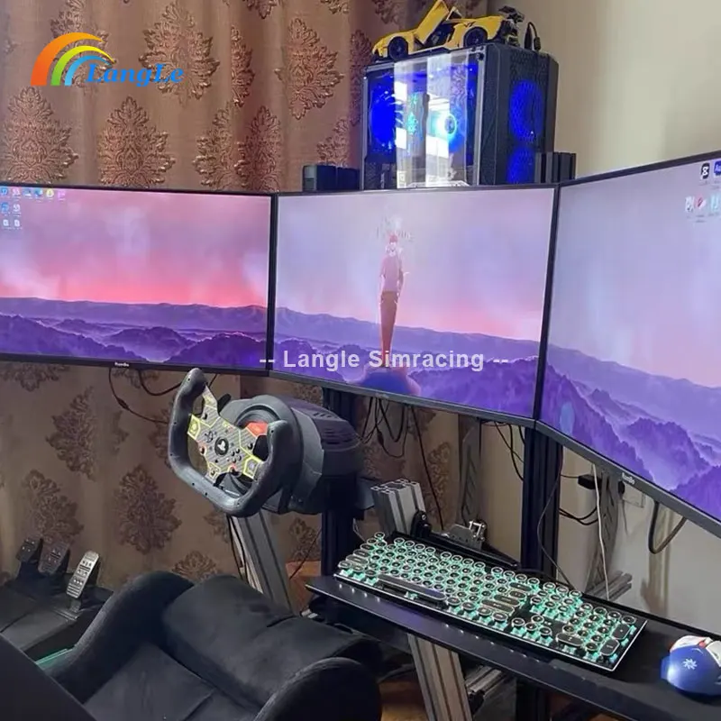 Newest Design Cheap Price Complete Set Racing Simulator Cockpit VR
