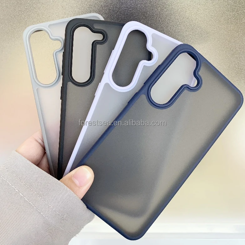 Fashion Frosted Oilspray Mobile Phone Case For Samsung S22 Antiscratch Matte Tpu Pc Phone