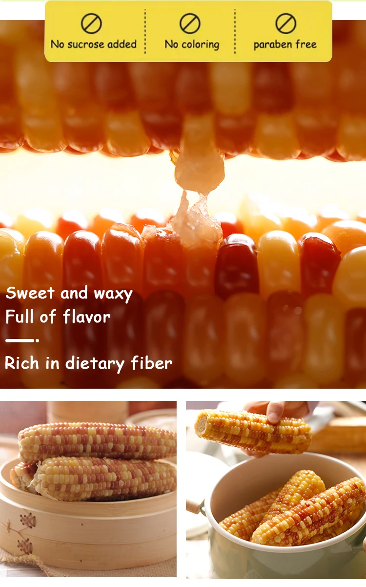 Mottled Fresh Glutinous Corn Cob With Vacuum Packaging Buy Glutinous