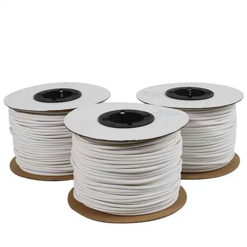 High Quality Pvc Wire Marking Label Tube Soft White Clip On Cable Markers 0.525mm2 Wire