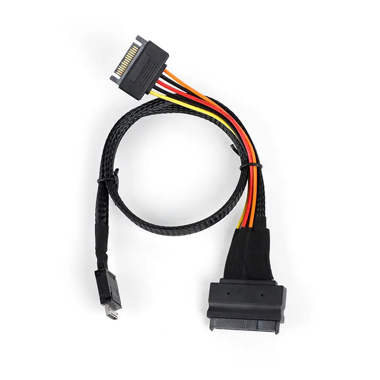Oculink Sff-8611 To Sff-8639 U.2 Pcie 4.0 Nvme With 15pin Power Data ...