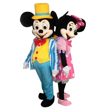 New mickey mouse and minnie mouse mascot costume Guangzhou Factory Customized