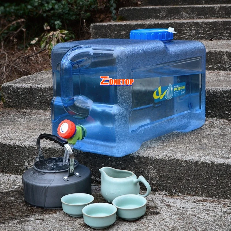 Free Sample 5 8 12 15 18 20 22 25 Litre Ltrs Liter Plastic Square Outdoor Water Jar With Tap