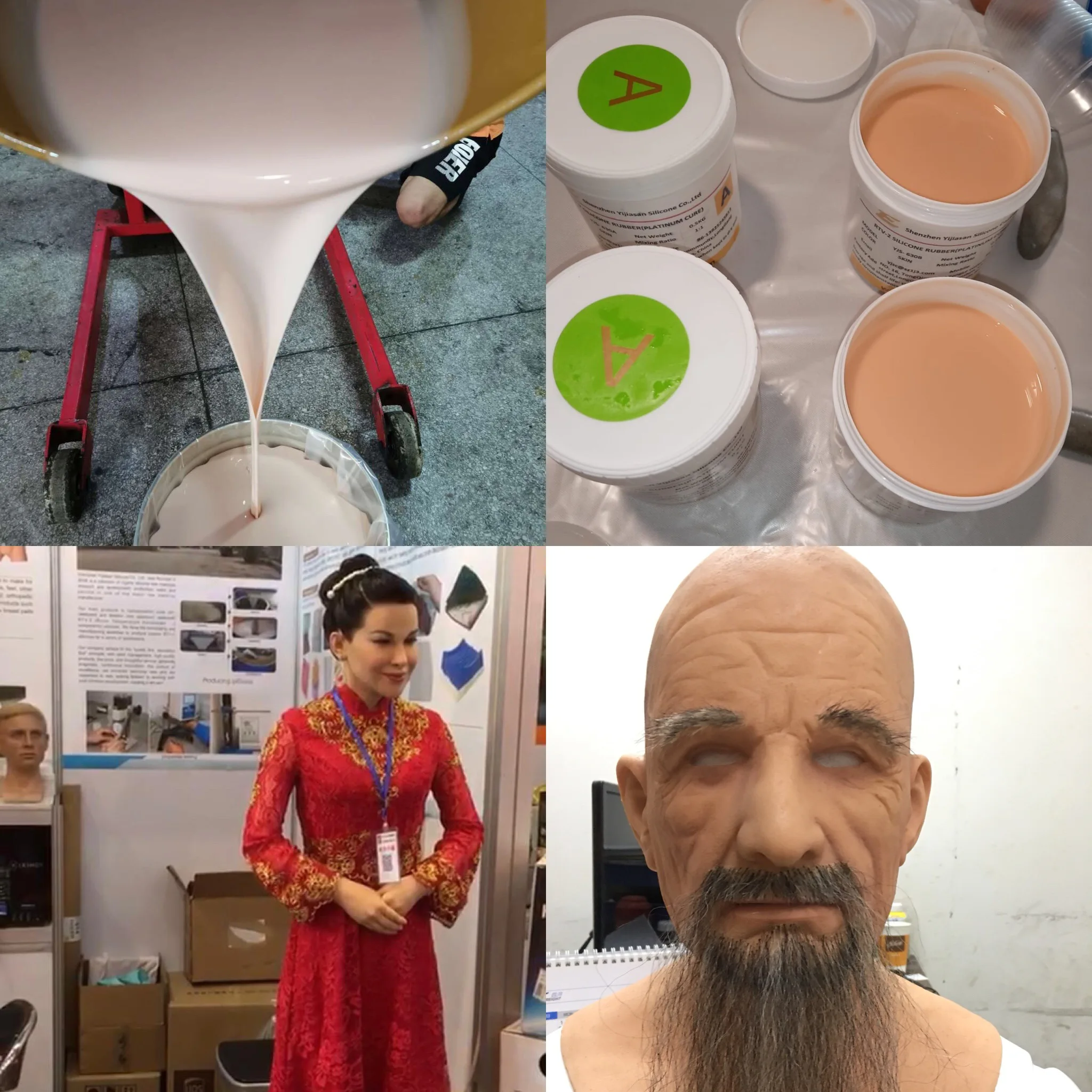 Skin Tone Liquid Silicone Rubber for Medical Simulation