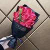 9 bouquets of red