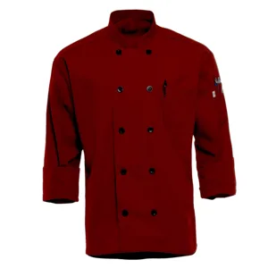 Super Quality Waitress Receptionist Uniforms Hotel Housekeeping Uniform Chef Kitchen Dress Long Sleeve Double Breasted