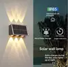 Solar Wall Light - Six Lights Bidirectional Warm Light