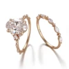 real solid 18K gold lab diamond ring