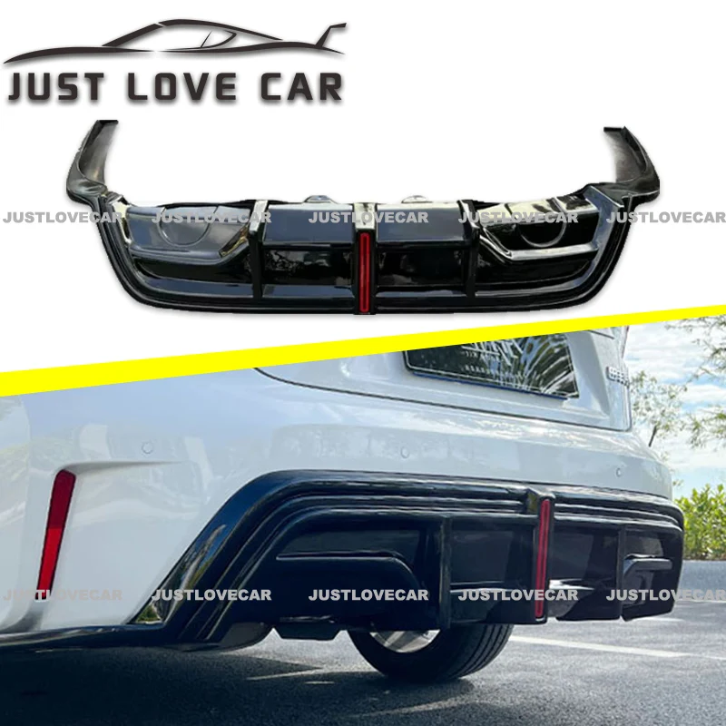8pc Gloss Black Body Kit For Corolla SE Sedan – Front/Rear Bumper Lip, Side Skirt, Splitter
