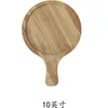 madera de caucho de 10 pulgadas