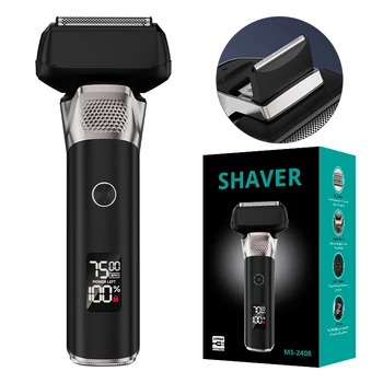 Electric Razor for Men 2-Speed 5-Blade Face Cordless Rechargeable Mens Foil Shaving Machine Wet Dry Men's Travel Electric Razors