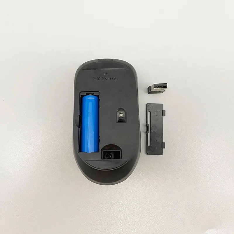 Новый хорошее качество оптического волокна 2,4G беспроводная мышь перезаряжаемая USB Type-C офисного стиля беспроводная мышь для настольного MW-005T