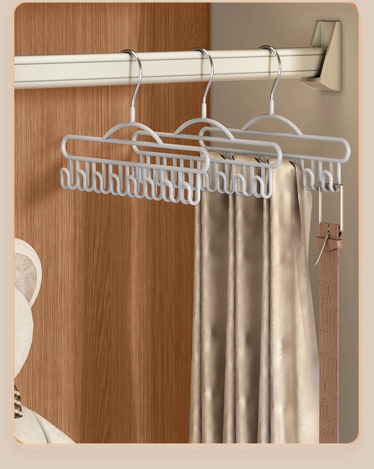 SOLELY Factory's Hot Sale  Multifunctional PVC coating hanger hook Wardrobe Balcony Bathroom