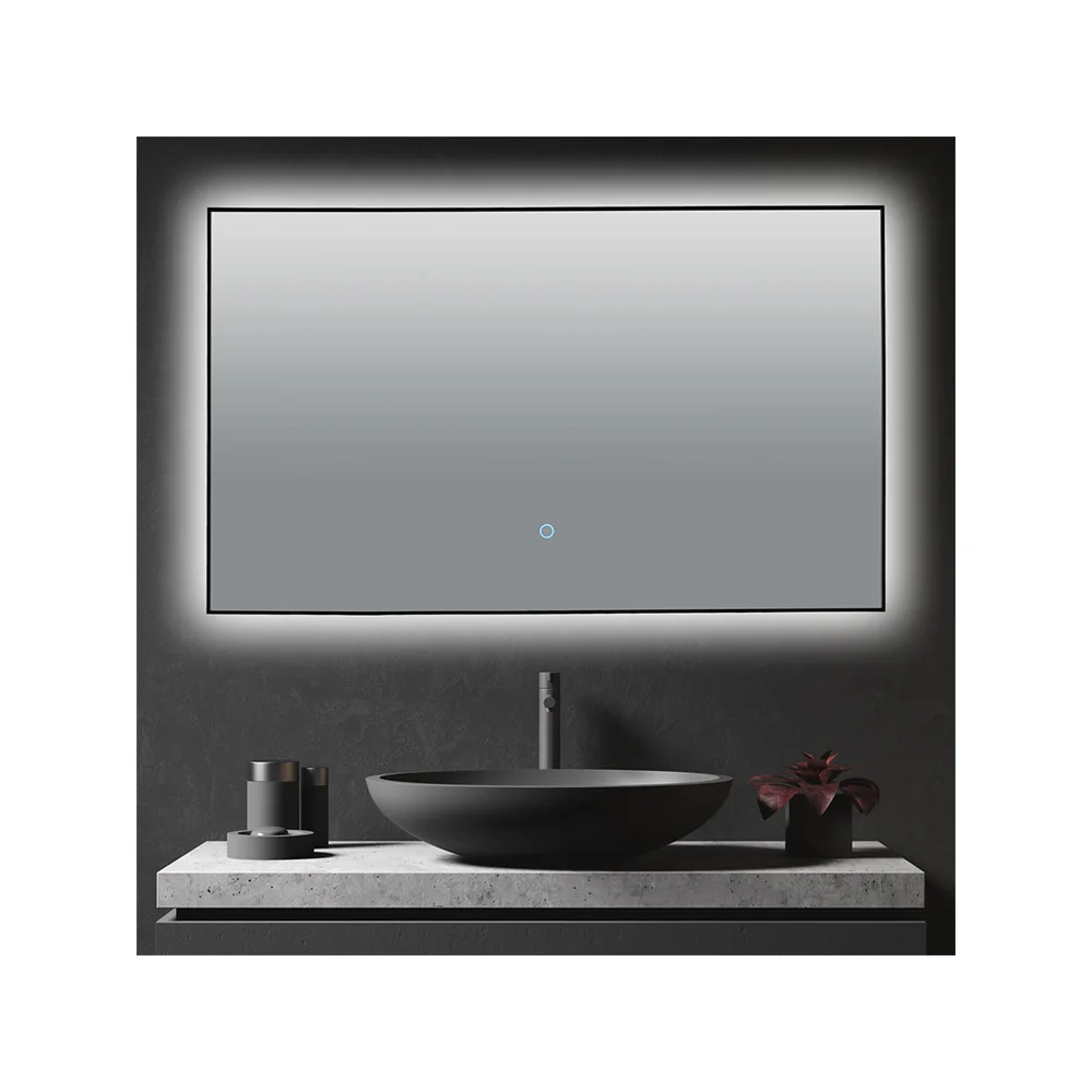 Wholesale Hotel Bathroom Wall Mounted Rectangle Smart Glass LED Mirror