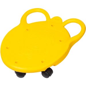 Kids Sitting Scooter Board with Universal Wheels Safety Plastic Scooter for Kid Manual Sport Scooters with Handles for Gym Class