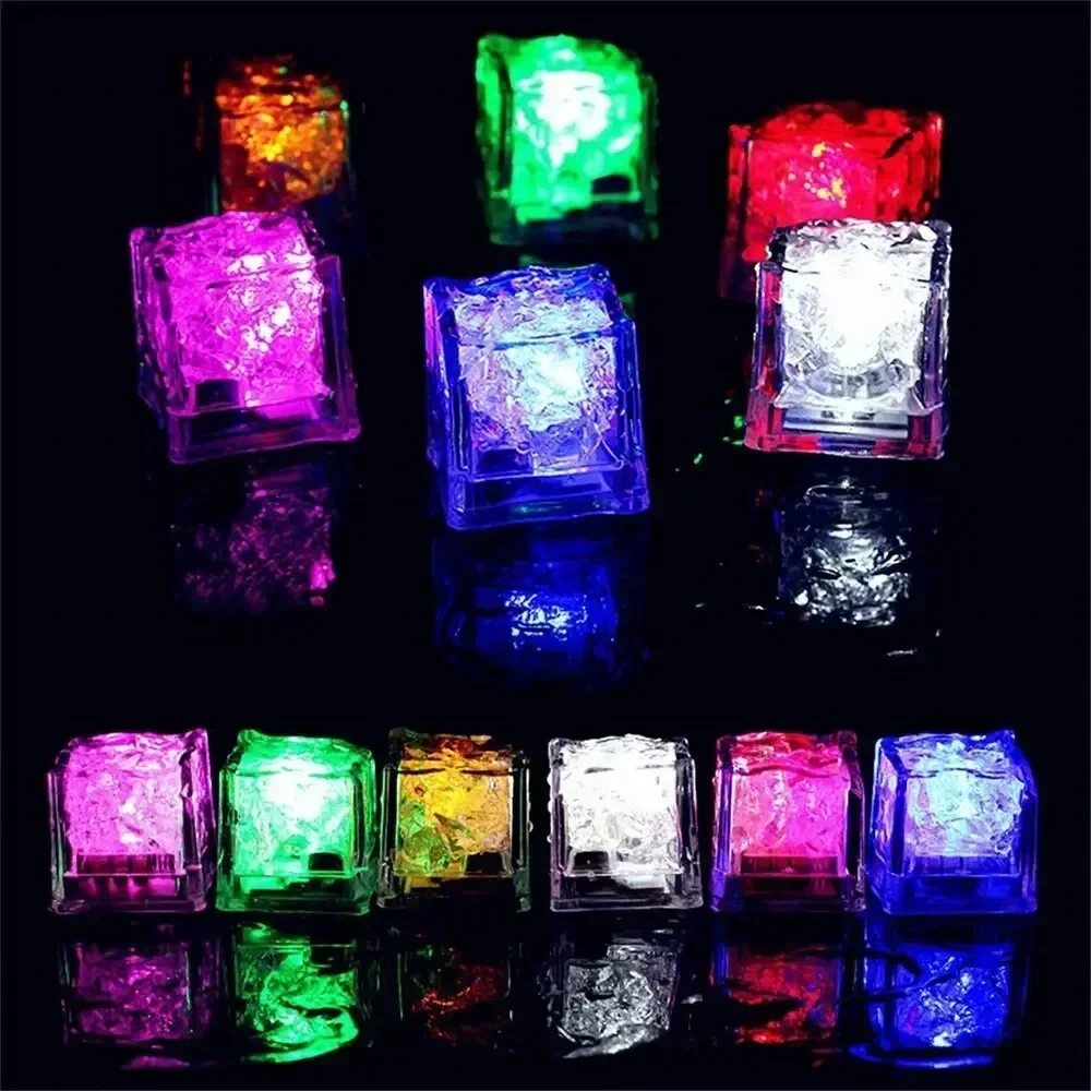 Best Led Glow Ice Cube Fast Slow Flashing Led Lights Glitter Light Up ...